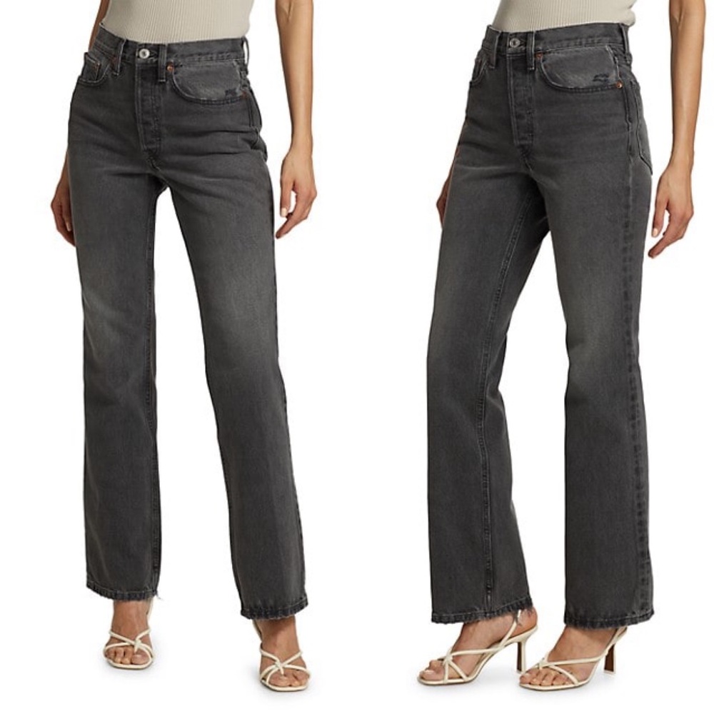 Re/Done 70s Bootcut in Black 2